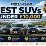 Best SUVs under £10,000 in the UK featuring the 2015 Honda CR-V, Toyota RAV4, Kia Sportage, Hyundai Tucson, Nissan Qashqai and Mazda CX-5.