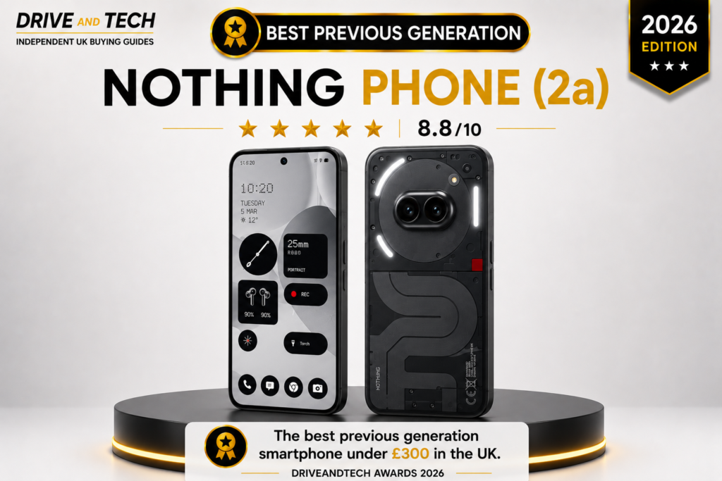 Nothing Phone (2a) – Best Previous Generation Smartphone Under £300 UK (2026)