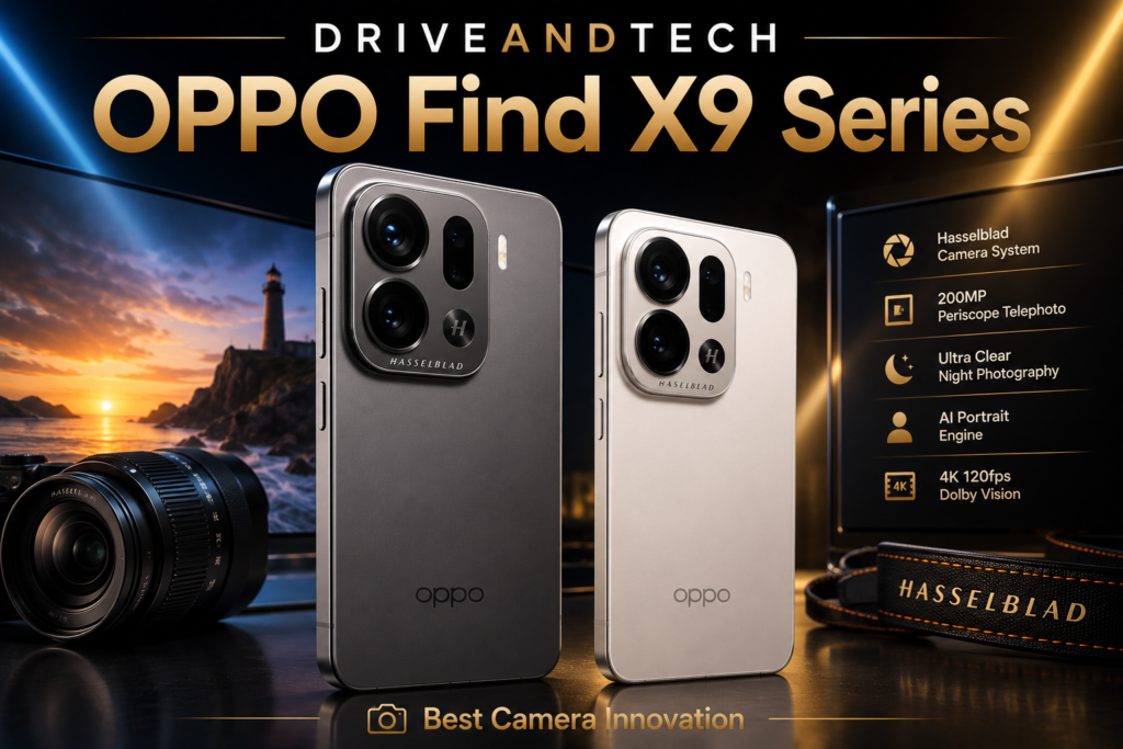 OnePlus 15 Series hero image showcasing the OnePlus 15 Pro and OnePlus 15 for the DriveAndTech Best Smartphones UK guide.