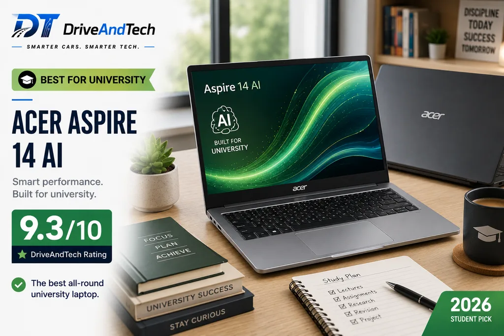 Acer Aspire 14 AI – Best for University student laptop