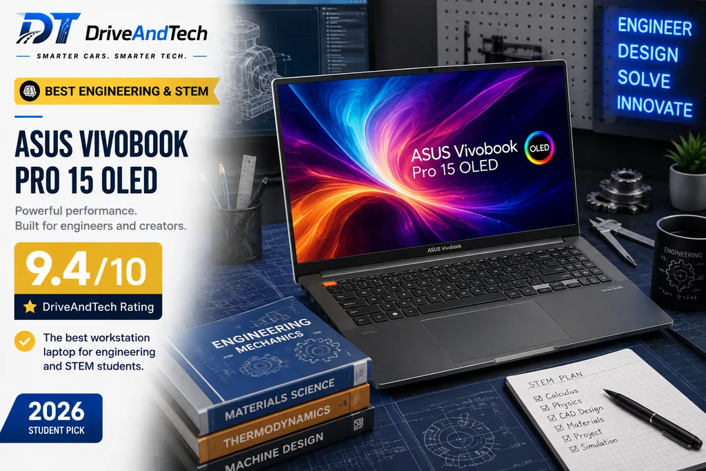 ASUS Vivobook Pro 15 OLED – Best Engineering and STEM student laptop
