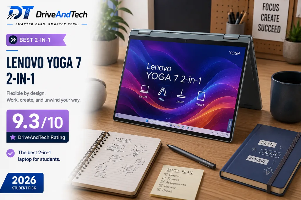 Lenovo Yoga 7 2-in-1 – Best 2-in-1 student laptop